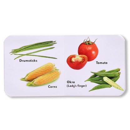 Navneet Tiny Board Book- Vegetables