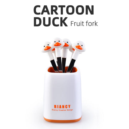 Cartoon Duck Fruit Fork