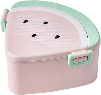 Fancy Watermelon Shaped Lunch Box with Cutlery 1000ML 3-Compartment Box