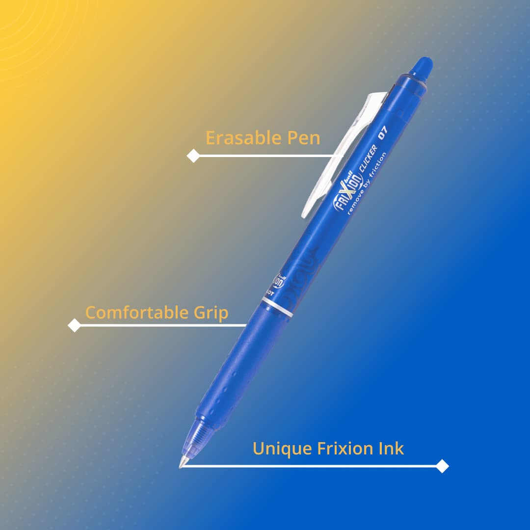 Pilot Frixion 0.7 mm (Eraser Pen)