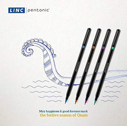 Linc Pentonic Ball Pen (Multiocolour- Set of 10)