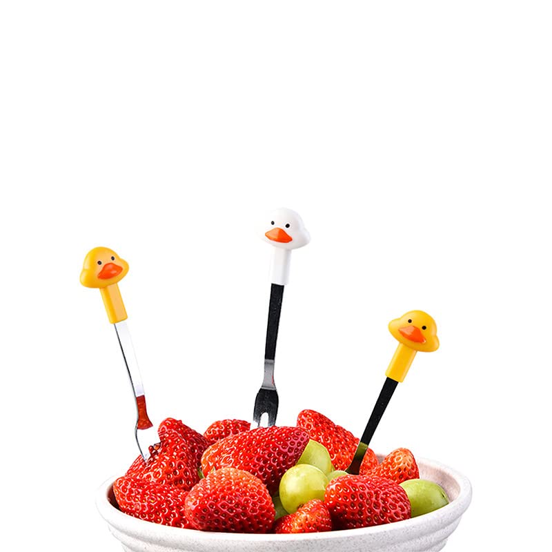 Cartoon Duck Fruit Fork