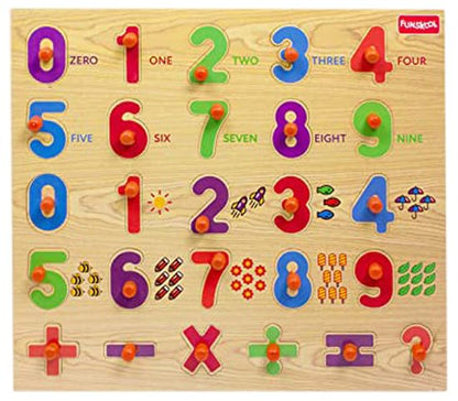 Funskool Numbers Wooden Puzzle