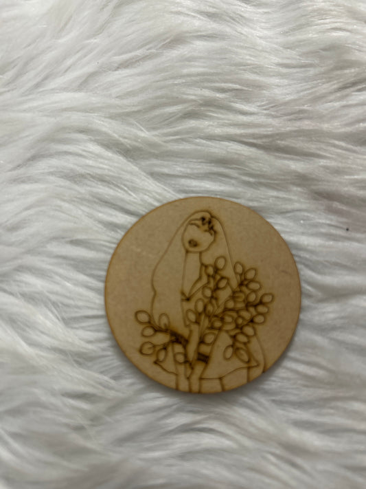 Premarked Mini MDF Painting - Bride
