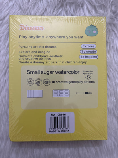 Solid Watercolour Paint Set- Dinosaur