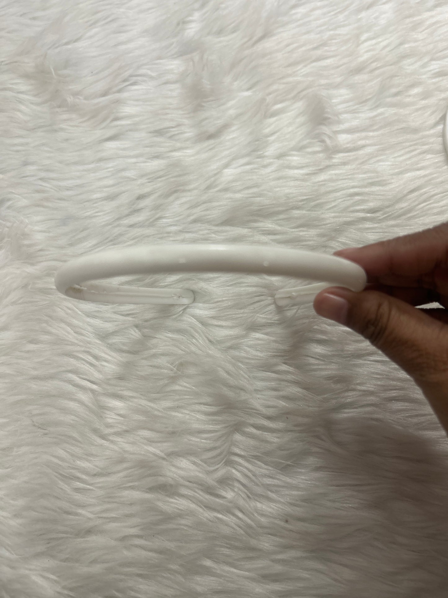 Hair Band Wide White