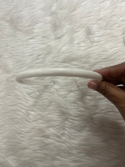 Hair Band Wide White