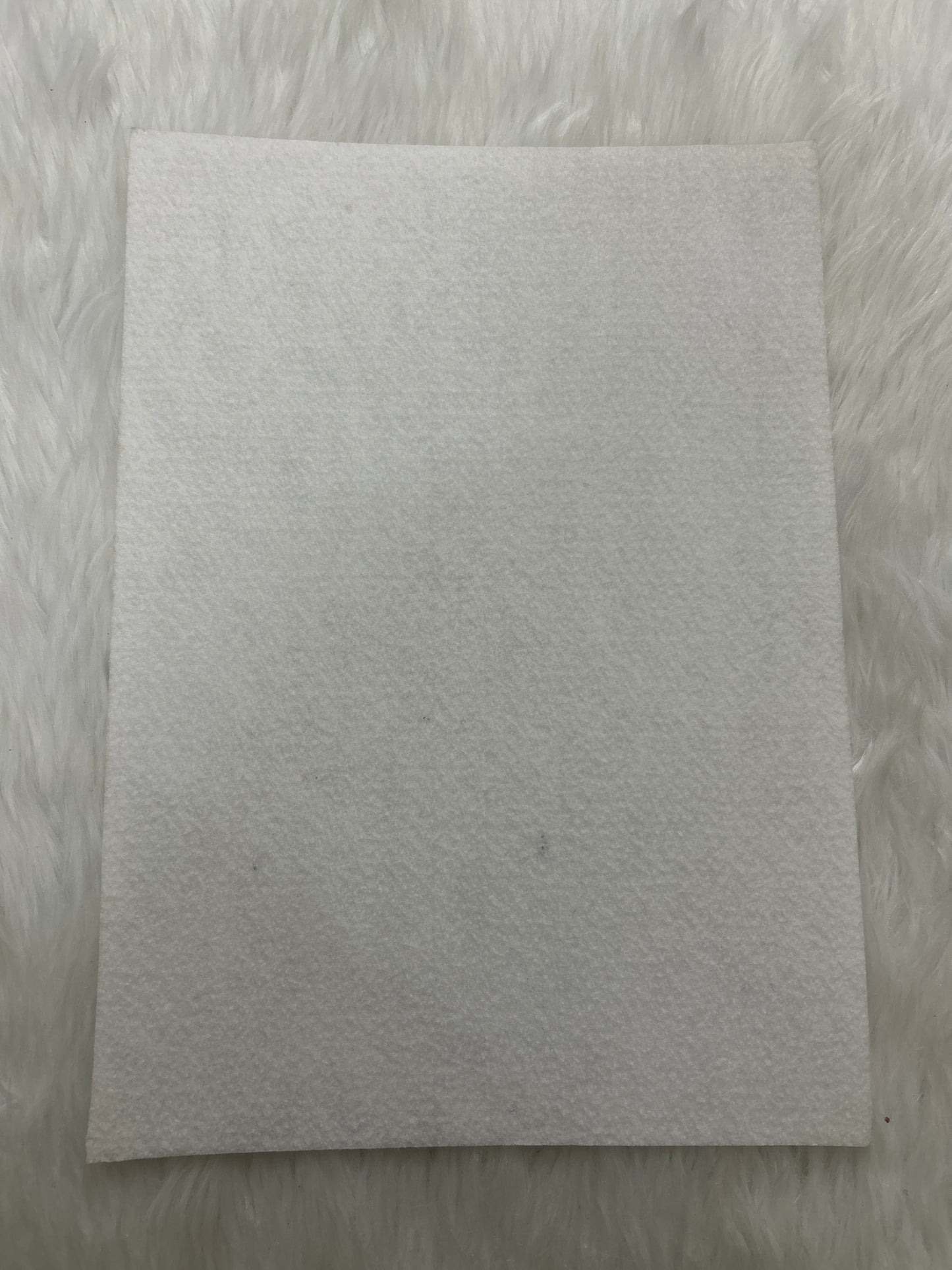 A4 Nonwoven Felt Sheets- White