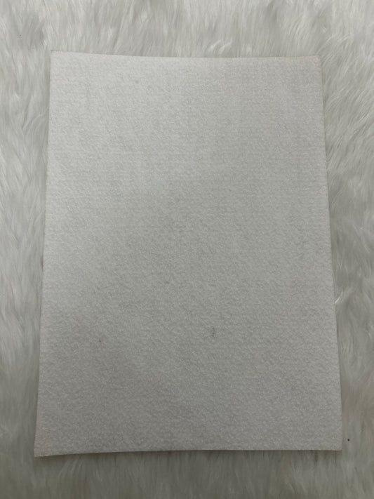 A4 Nonwoven Felt Sheets- White