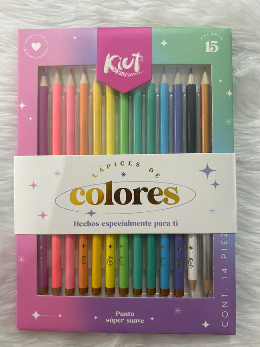 Kiut Colour Pencil- 15 Shades