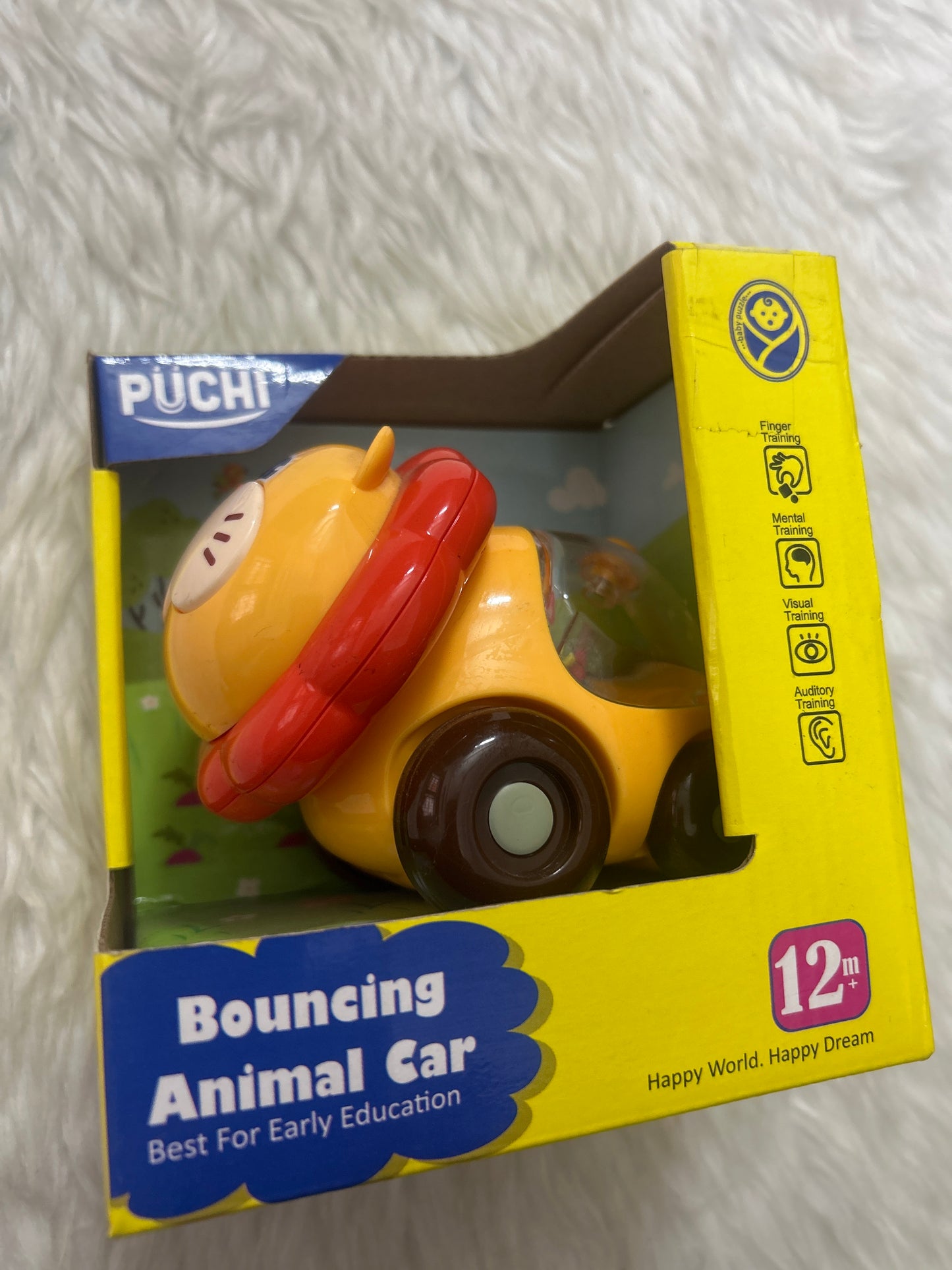 Puchi Bouncing Animal Car 12m+