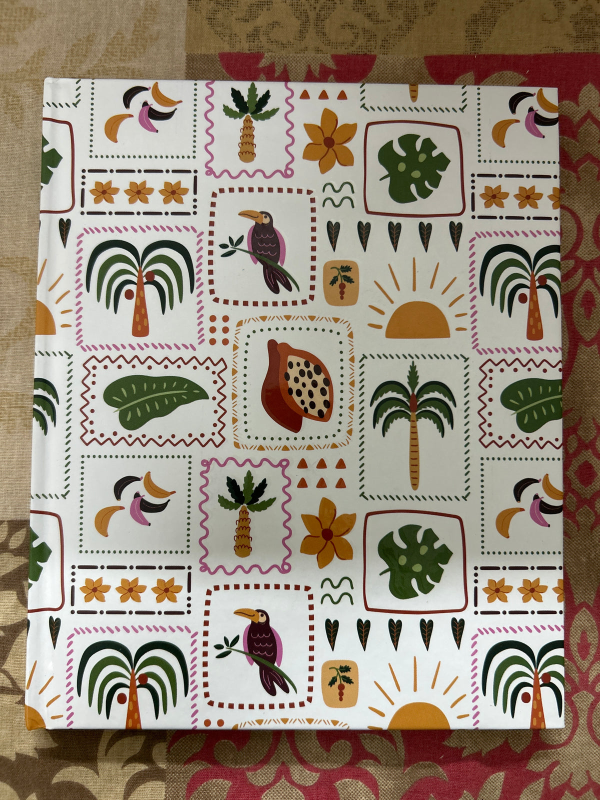 Paperkraft Exercise Book (Unruled) by Gifthubmart, 192 Pgs, colorful tropical cover
