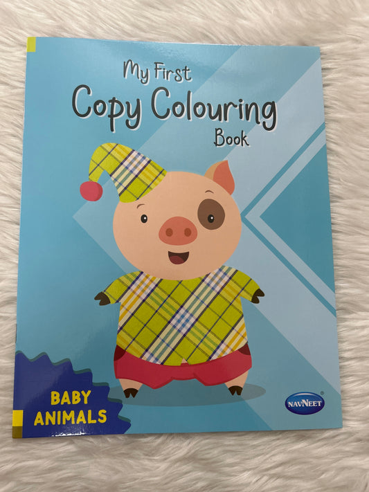 Navneet My First Copy Colouring Book- Baby Animals