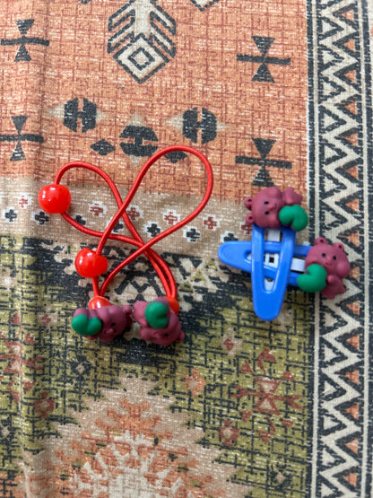 Fancy Rubber Band & Tic Tac Clip Set (2+2)
