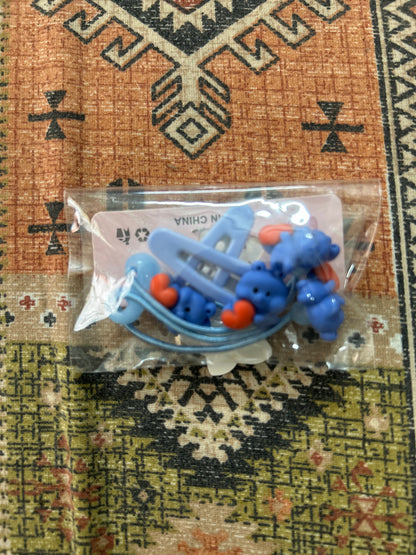 Fancy Rubber Band & Tic Tac Clip Set (2+2)