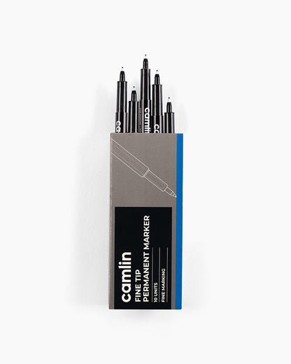 Camlin Fine Tip Permanent Marker Blue