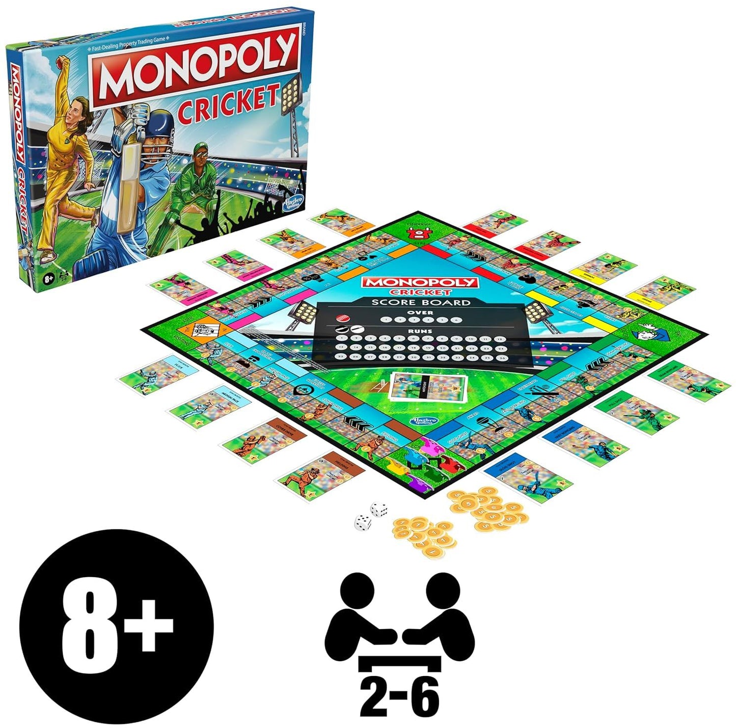 Monopoly Cricket Hasbro Gaming