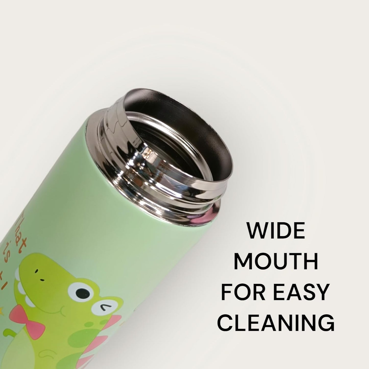 GIBO Insulated Water Bottle Push Button 350ML Cartoon Theme