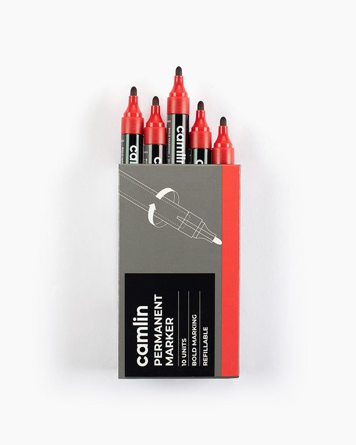 Camlin Permanent Marker (Red)