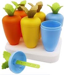 Ice Candy Popsicle Mould Flower Carrot