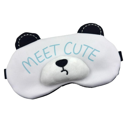 Cute Bear Eye Sleep Mask Dog Face with Freezing Gel