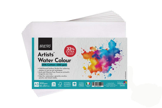 A3 Water Color Paper (300 GSM)