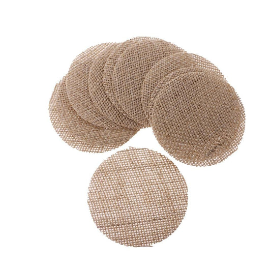 Burlap Round Pcs Small