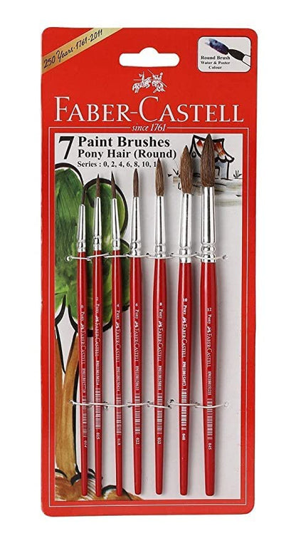 Assorted Paint Brushes (Set of 7)