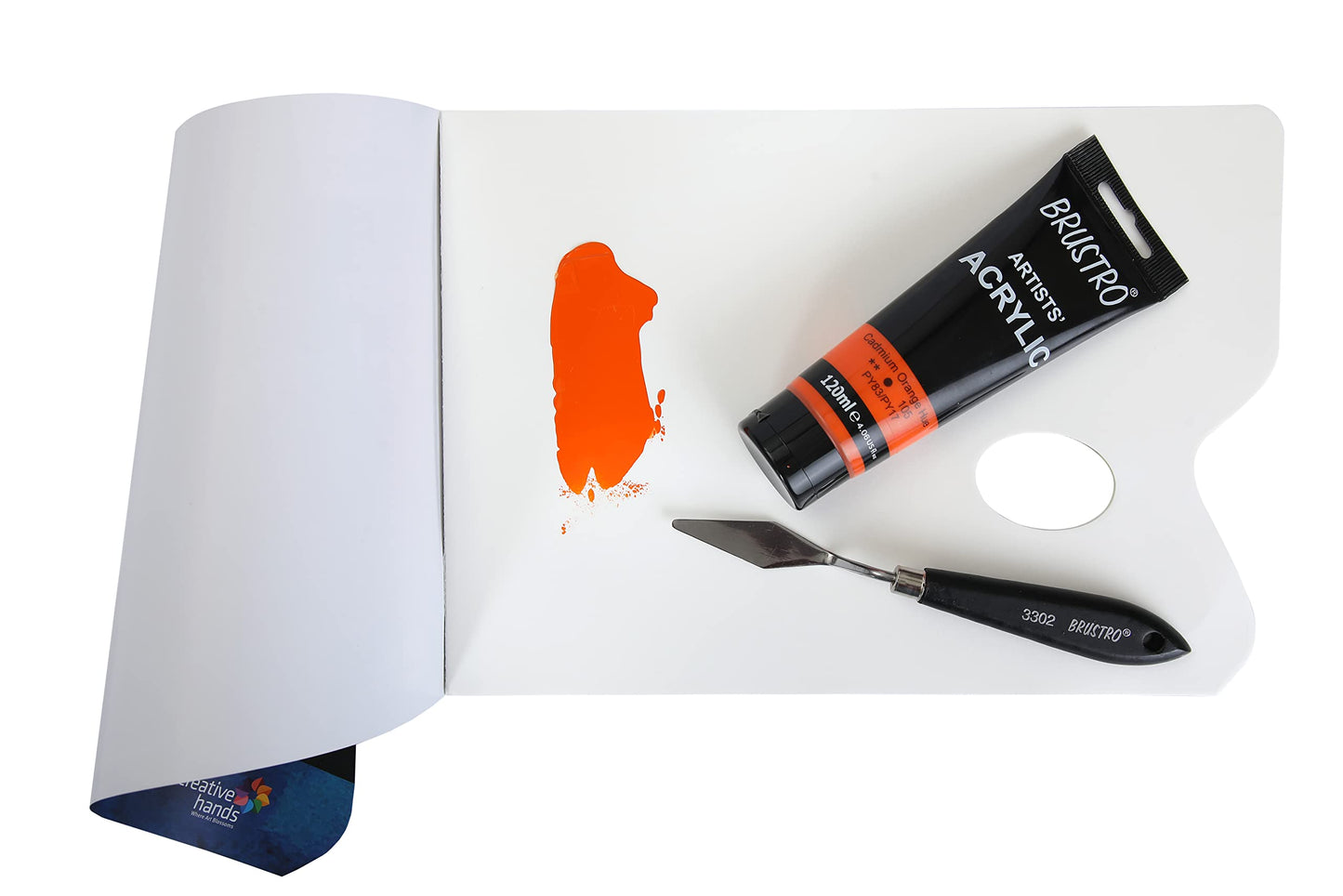 Brustro Artists Acrylic Tube Cadmium Orange Hue 120ml