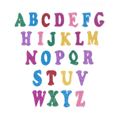 Alphabet Glitter Foam Sheet