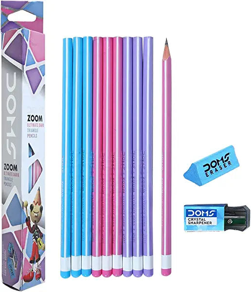 DOMS Zoom Triangle Pencils