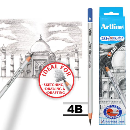 Artline Panel 4B Sketch Pencils