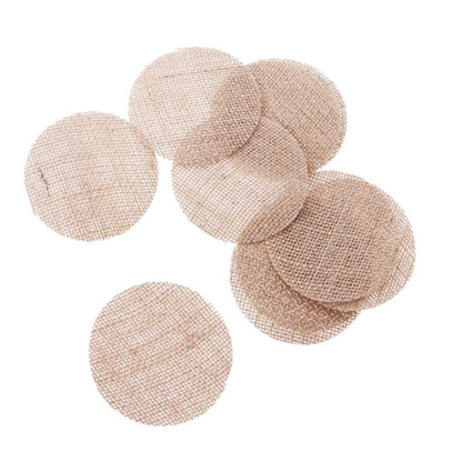 Burlap Round Pcs Small