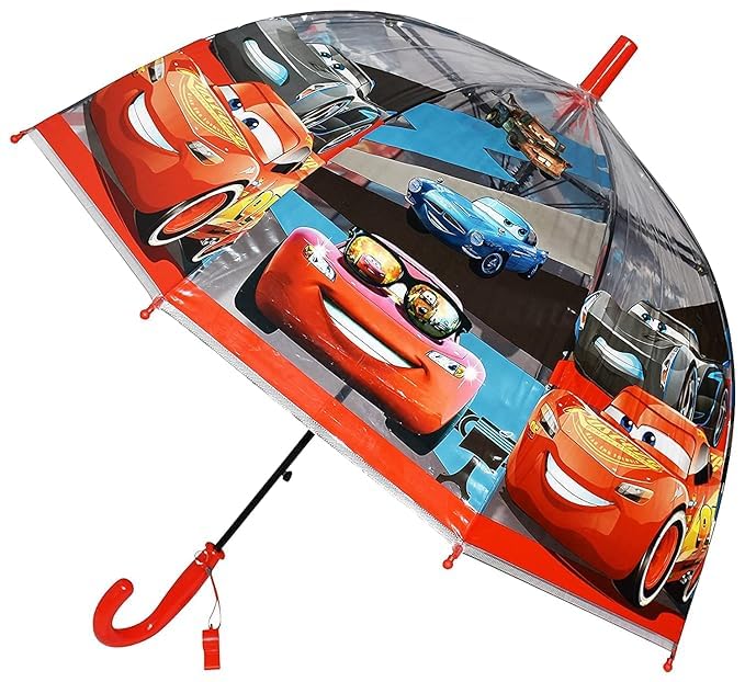 Kids Cars Theme Umbrella PVU Plastic