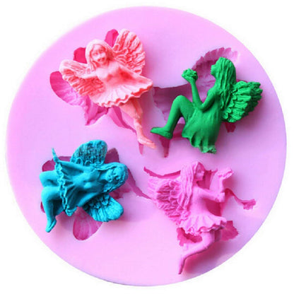 JAGS Silicone Mould 4 Design Fairy JSF031