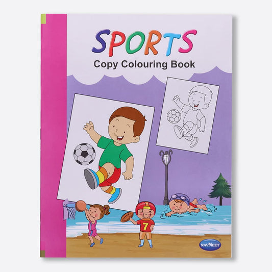 Navneet A Book of Copy Colouring Sports