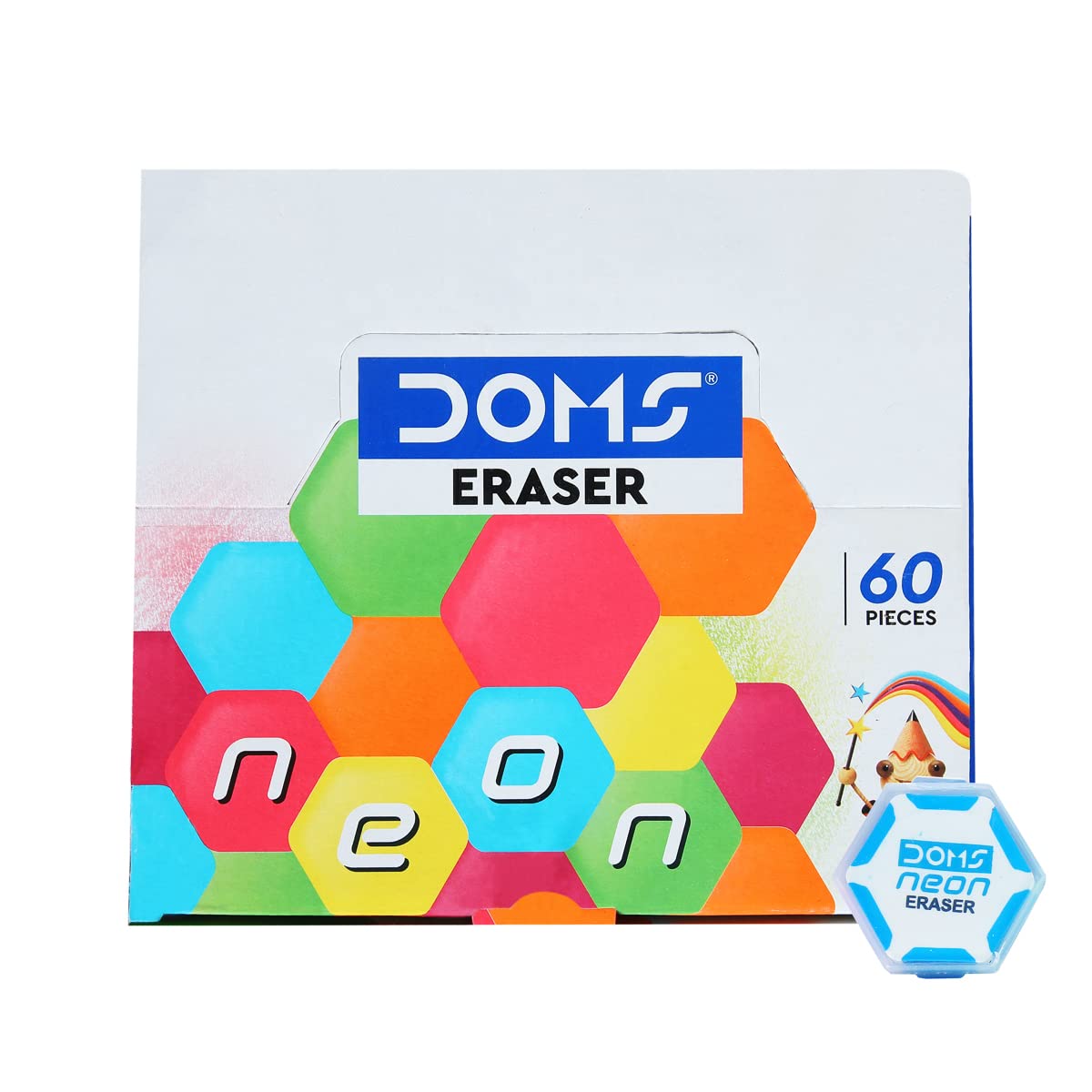 DOMS HEX Eraser Neon