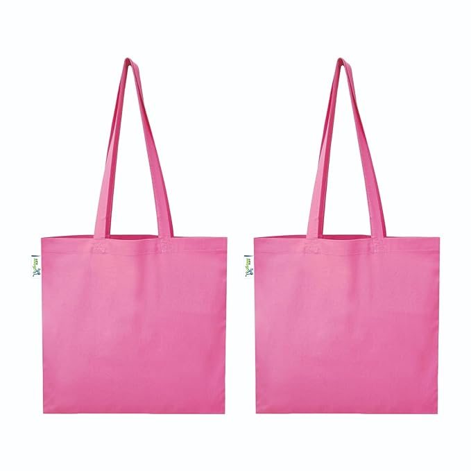 Fancy Canvas Bag Medium Pink