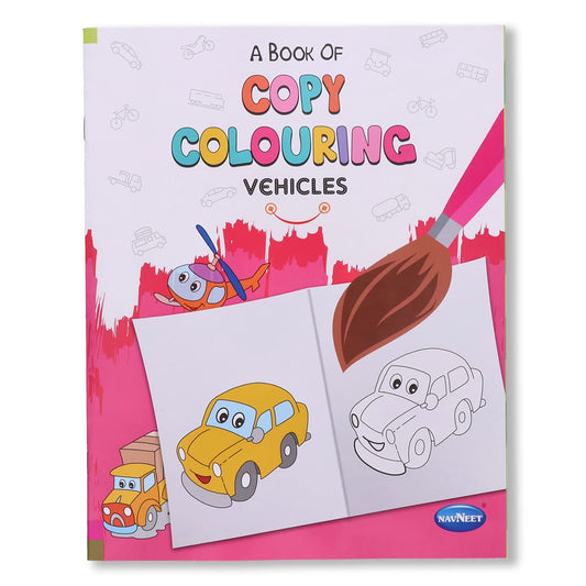 Navneet A Book of Copy Colouring Vehicles