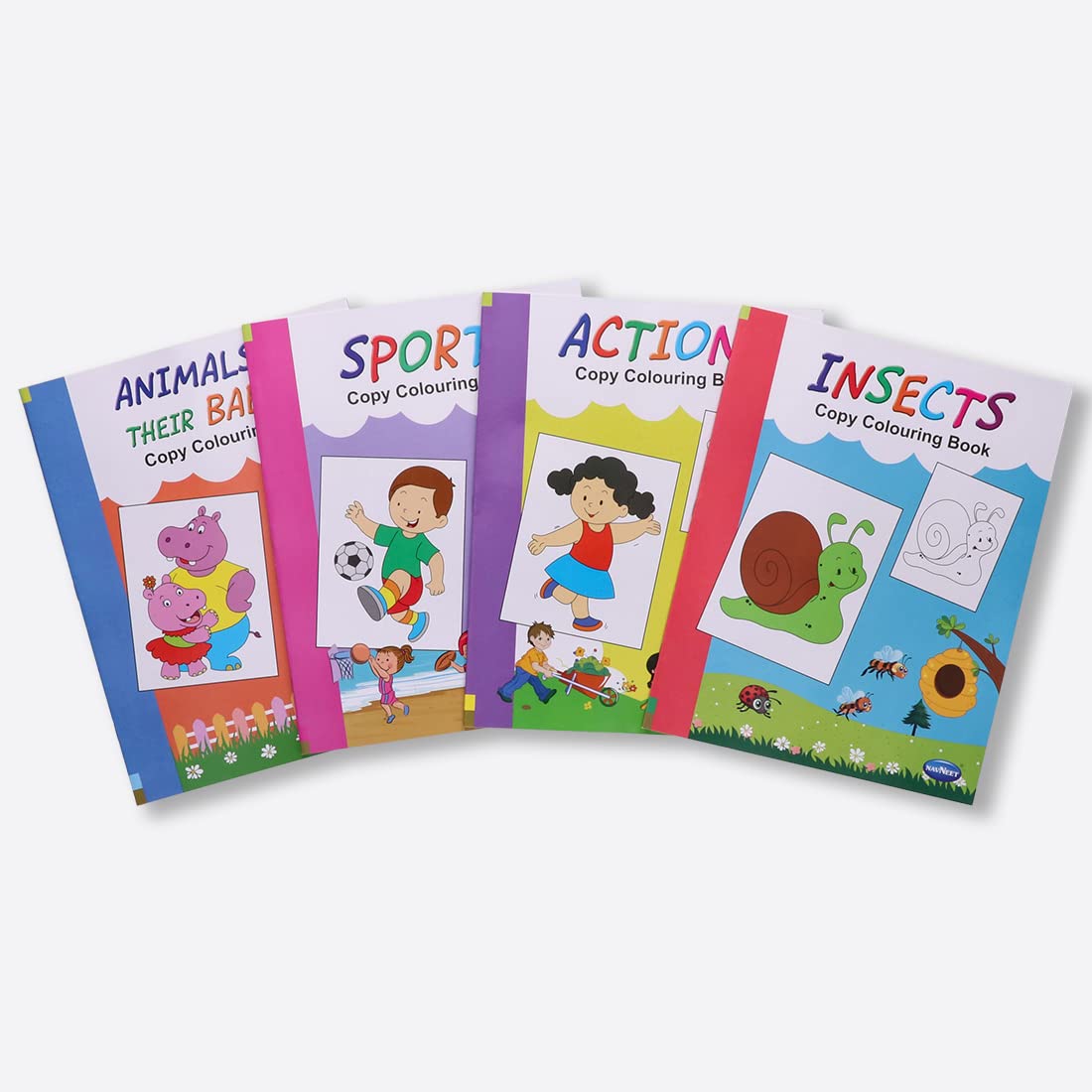 Navneet A Book of Copy Colouring Actions