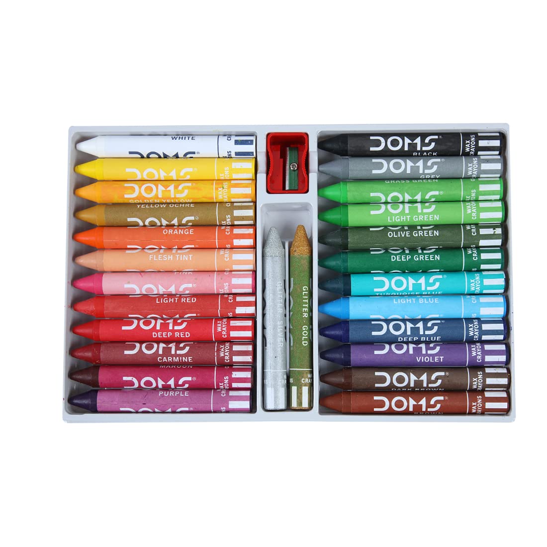 DOMS Wax Crayons Jumbo 24 Shades