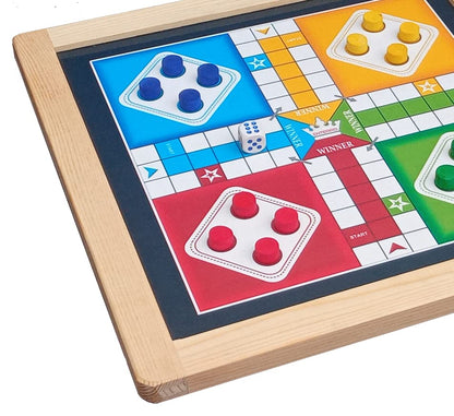 2-in1 Ludo Game & Writing Board