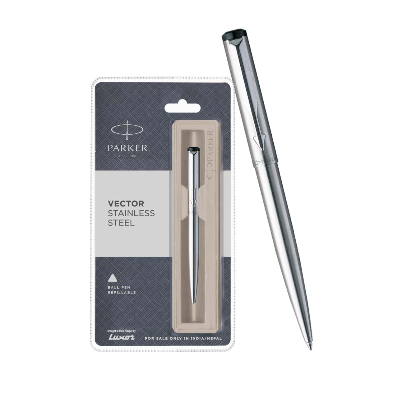 Parker Vector Chrome Trim Ball Pen