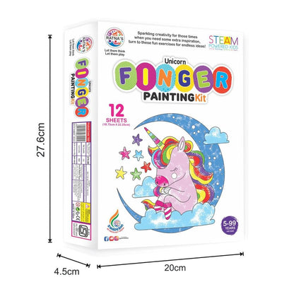 Ratna UNICORN FINGER PAINTING KIT 5+