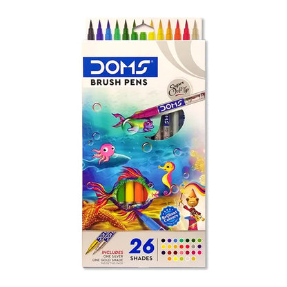 Doms Brush Pen 26 Shades