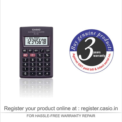 Casio Calculator Mini HL-4A