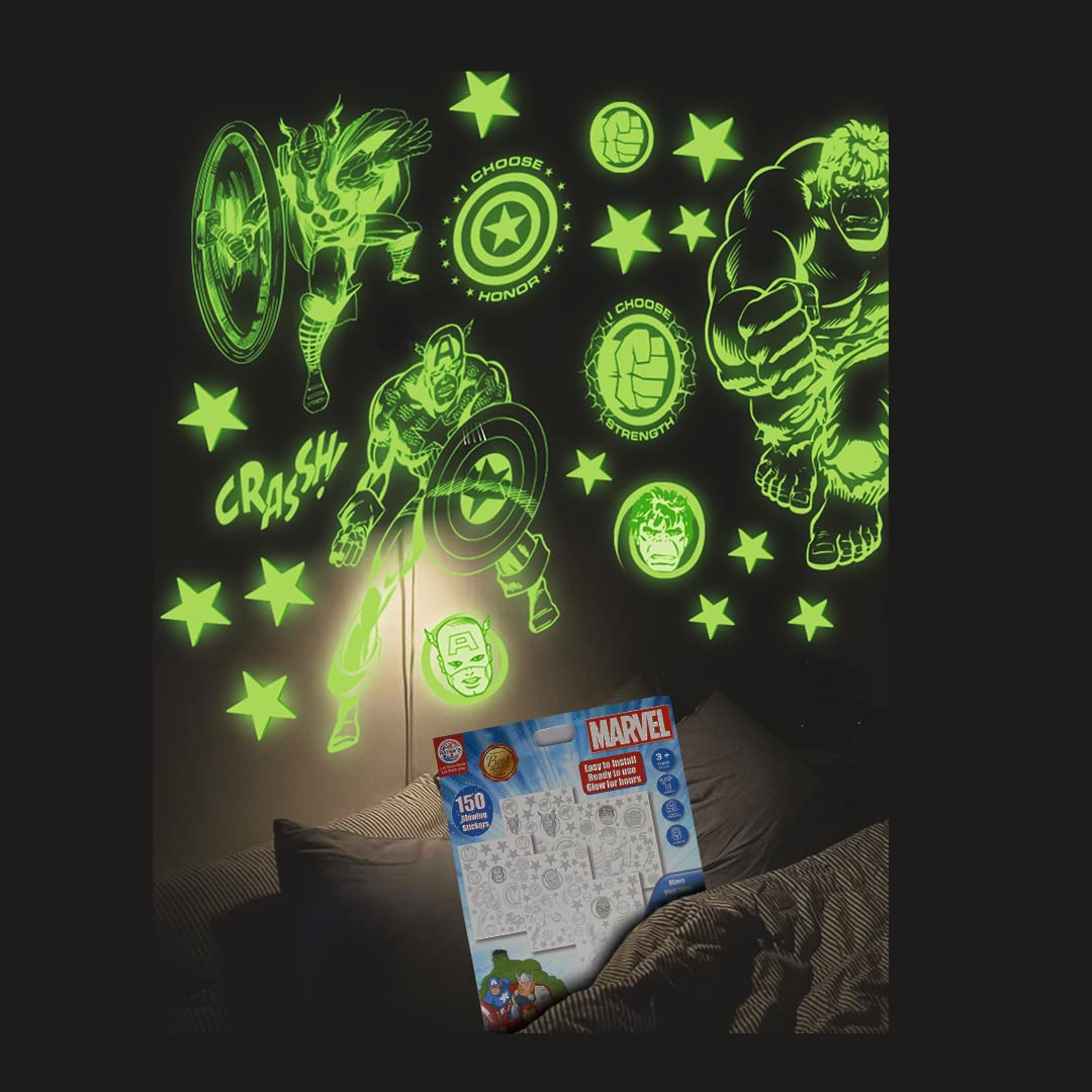 Ratna Marvel Glowing Star Mix Sticker