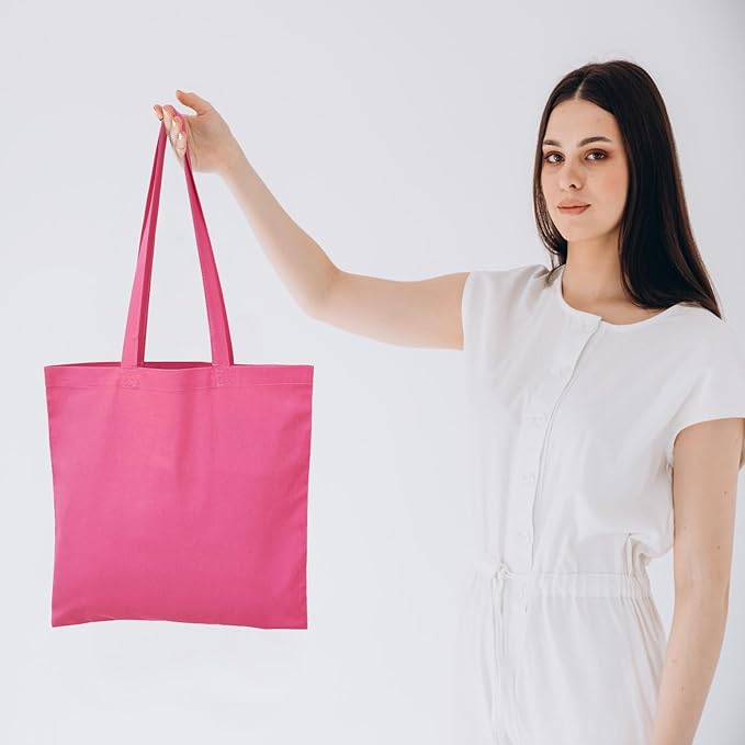 Fancy Canvas Bag Big Pink