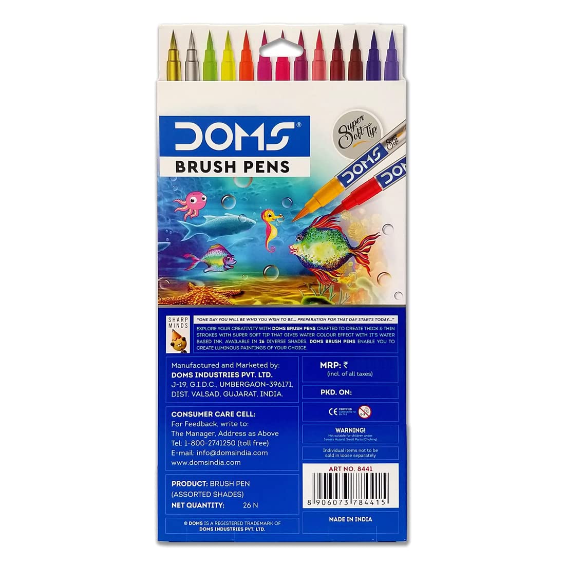 Doms Brush Pen 26 Shades