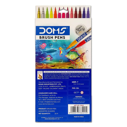 Doms Brush Pen 26 Shades